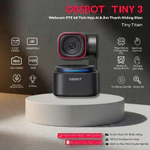 OBSBOT Tiny 3 Webcam 4K PTZ, Cảm biến 1/1.28", Nhận diện cử chỉ, Theo dõi AI, 120FPS, Livestream — ảnh 1