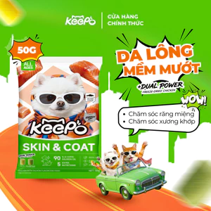 Thức ăn cho chó KEEPO K3 Gói 50G chăm sóc răng miệng, da mềm, lông mượt, xương khớp chắc khỏe