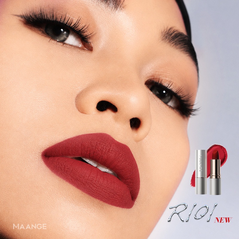 Son Lì MAANGE Giữ Màu Bền Lâu Không Để Lại Vết Trên Ly - Kết Cấu Mềm Môi MG-L05