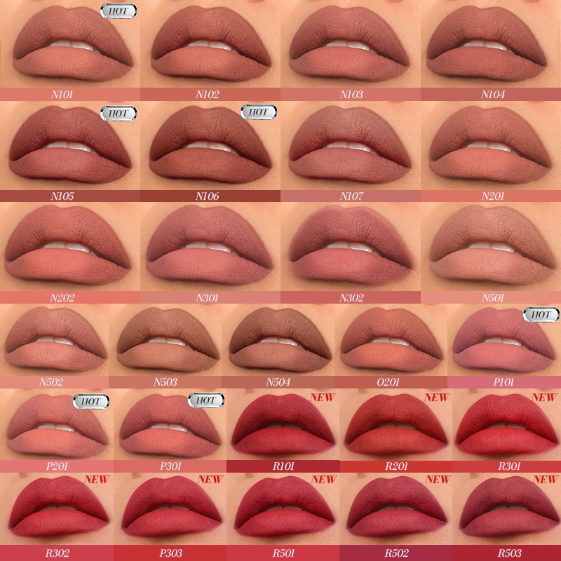 Son Lì MAANGE Giữ Màu Bền Lâu Không Để Lại Vết Trên Ly - Kết Cấu Mềm Môi MG-L05