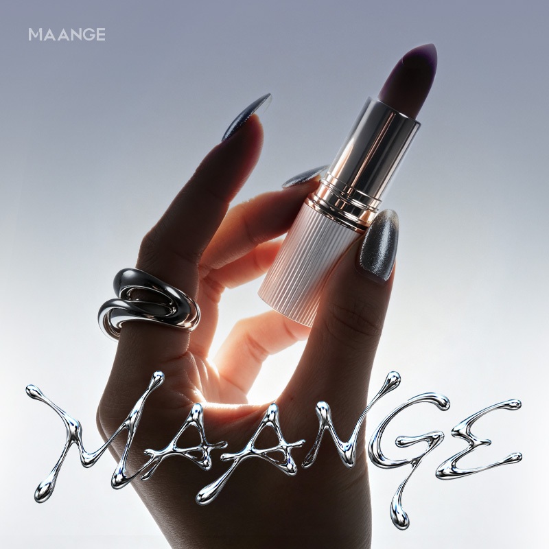 Son Lì MAANGE Giữ Màu Bền Lâu Không Để Lại Vết Trên Ly - Kết Cấu Mềm Môi MG-L05