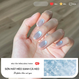 Miss Gooey Ngọc Ngọc Hạt Thủy Tinh Mắt Mèo Sơn Móng Tay Keo 2026 Mới Phổ Biến Trắng champagne Màu Móng Tay salon Chuyên Dụng