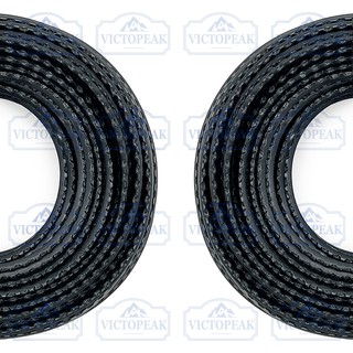 Dây tông đơ Nylon có răng cưa màu đen 3.0mm 15M Chống mài mòn cho tông đơ cắt bàn chải cỏ
