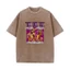 Tung Tung Tung Sahur Áo Thun Ngộ nghĩnh Ý Brainrot Meme Áo nam Nữ Thời Trang 100% Cotton Rửa Vintage Tay Ngắn Quá Khổ Áo Sơ Mi