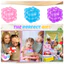 ECILY Bóng Bóp Tròn Nhiều Màu Sắc Khối Đẹp Squishy Fidget Đồ Chơi Giảm Căng Thẳng Fidgets Đồ Chơi Cảm Giác
