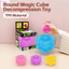 ECILY Bóng Bóp Tròn Nhiều Màu Sắc Khối Đẹp Squishy Fidget Đồ Chơi Giảm Căng Thẳng Fidgets Đồ Chơi Cảm Giác