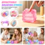 ECILY Bóng Bóp Tròn Nhiều Màu Sắc Khối Đẹp Squishy Fidget Đồ Chơi Giảm Căng Thẳng Fidgets Đồ Chơi Cảm Giác