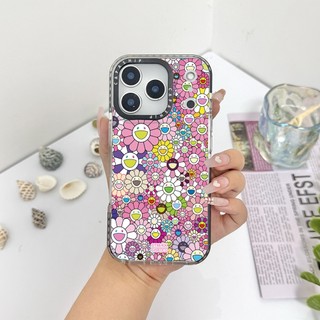 Ốp lưng FLOWERS (Hồng Hướng Dương) Tương Thích Cho IPhone 11 13 15 16 17 Pro Max 17AIR 12 Mini Cover X XR XS Max Silicone Mềm Trong Suốt Cản SE 2022 6 7 8 Plus Vỏ Chống Sốc