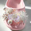 Fairy White Flower Pattern Shoe Charms 12 Chiếc Sandal Nữ Trang Trí Nút DIY Phụ Kiện Giày Bộ
