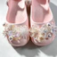 Fairy White Flower Pattern Shoe Charms 12 Chiếc Sandal Nữ Trang Trí Nút DIY Phụ Kiện Giày Bộ