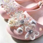 Fairy White Flower Pattern Shoe Charms 12 Chiếc Sandal Nữ Trang Trí Nút DIY Phụ Kiện Giày Bộ