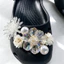 Phong Cách Công Chúa Bling Bling Hoa Sandal Giày Quyến Rũ Ngọt Ngào Có Thể Tháo Rời Đồ Trang Trí Cho Bé Gái Dép