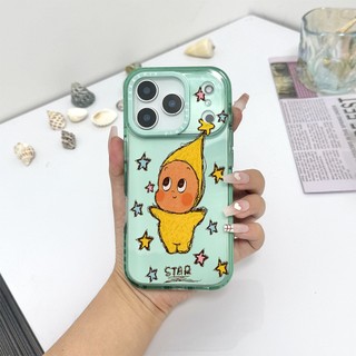 Dễ Thương Twinkle Twinkle Stars Tranh Màu Ốp Lưng Tương Thích Cho IPhone 15 14 11 12 13 16 17 Pro Max 12 Mini Cover X XR XS Max Silicone Mềm Trong Suốt Cản SE 2022 6 7 8 Plus Chống Sốc