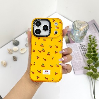 Ốp lưng anh đào nhỏ có màn hình tương thích cho IPhone 11 13 15 16 17 Pro Max 12 13 Mini Cover X XR XS Max Silicone Mềm trong suốt Ốp lưng SE 2022 6 7 8 Plus Vỏ chống sốc