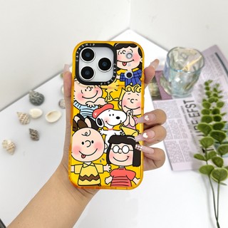 Hoạt Hình Dễ Thương Nhân Vật Snoopy Minh Họa Màu Ốp Lưng Tương Thích Cho IPhone 11 13 15 16 17 Pro Max 12 Mini Cover X XR XS Max Silicone Mềm Trong Suốt Cản SE 2022 6 7 8Plus Chống Sốc
