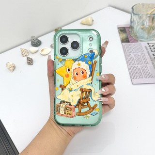 Ốp Lưng Màu Nước TWINKLE TWINKLE Dễ Thương Tương Thích Cho IPhone 11 13 14 15 16 17 Pro Max 12 Mini Cover X XR XSMax Silicone Mềm Trong Suốt Cản SE 2022 6 7 8 Plus Chống Sốc