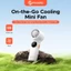 Quạt Mini cầm tay cầm tay PHIXERO F3 PRO TEC Quạt làm mát lạnh băng 3600mAh Quạt cầm tay lâu dài 9H có thể sạc lại có đèn pin Đèn khẩn cấp cho văn phòng du lịch thể thao