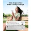 Quạt Mini cầm tay cầm tay PHIXERO F3 PRO TEC Quạt làm mát lạnh băng 3600mAh Quạt cầm tay lâu dài 9H có thể sạc lại có đèn pin Đèn khẩn cấp cho văn phòng du lịch thể thao