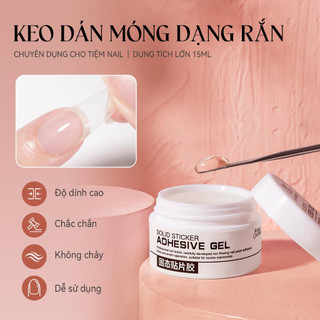 Keo dán móng tay nổi cấp Spa Keo dán móng tay nổi chắc chắn và bền bỉ Có thể tháo rời mà không làm hỏng lớp sàn
