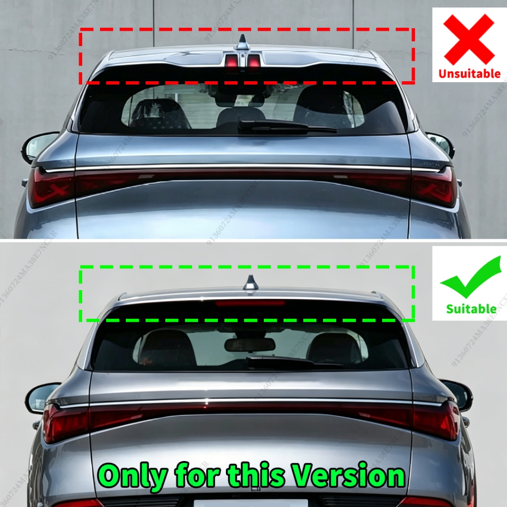 Dành Cho BYD Atto3 Yuan Plus 2022 2023 2024 Phía Sau Cánh Xẻ Tà Cánh Sửa Đổi Phần Không Khí Deflector Boot Môi Điều Chỉnh Phụ Kiện