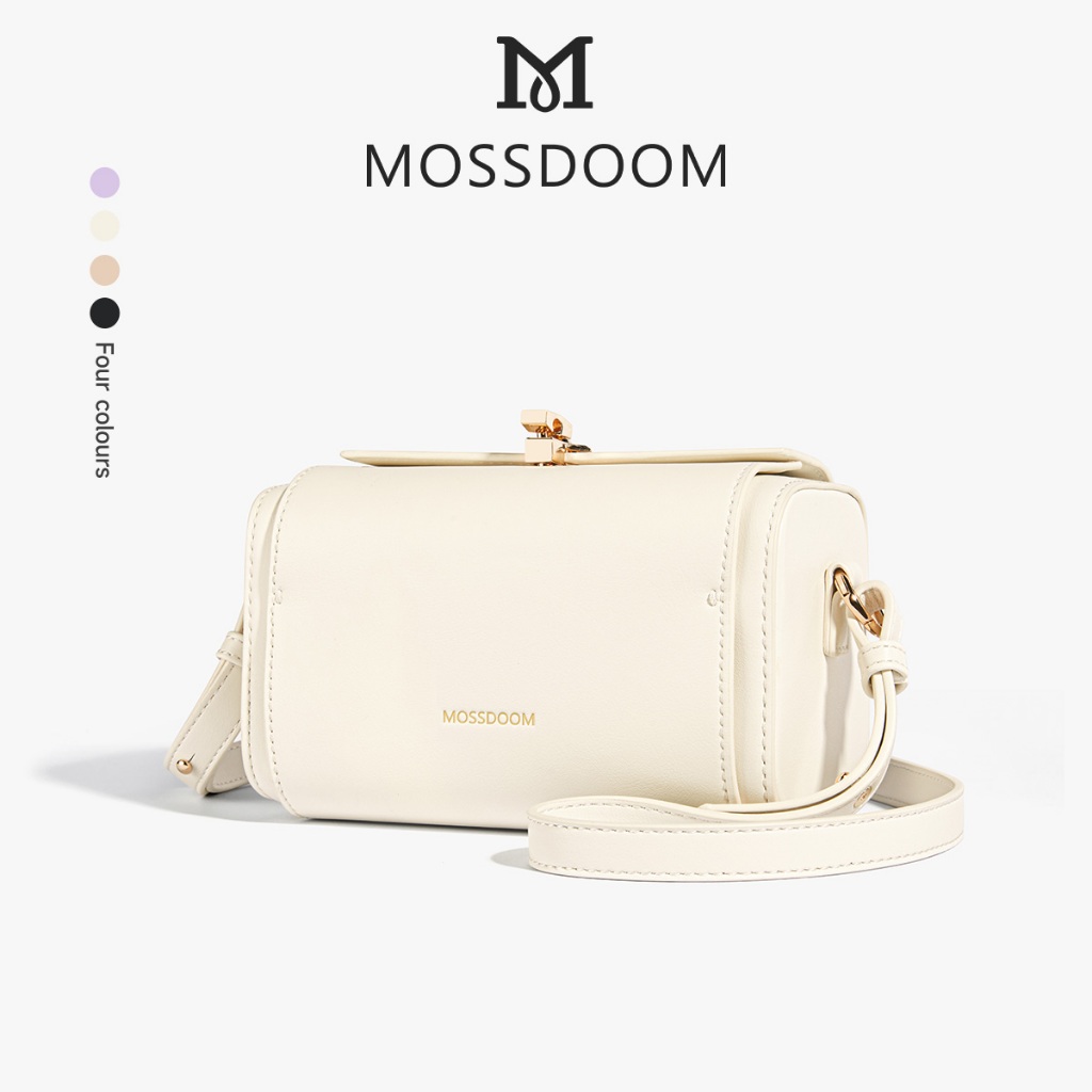 MOSSDOOM Bexley Bag Túi đeo chéo vuông đơn giản và thanh lịch màu trơn