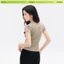 MIDMX Nữ Slim-fit Áo Thun Ngắn Tay 91,5% Cotton Mềm Mại Co Giãn Thắt Lưng Cơ Bản
