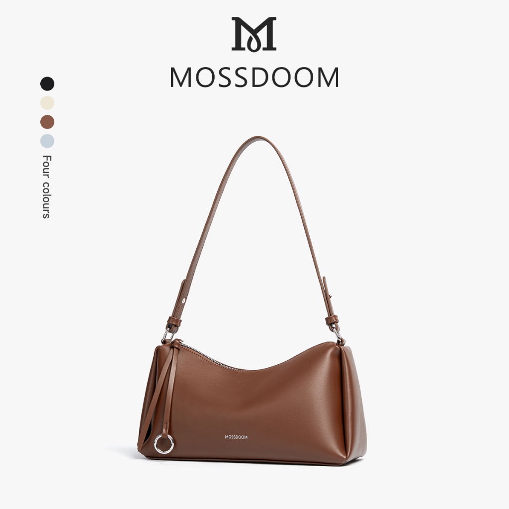 MOSSDOOM Lori Bag 2026 Túi đeo vai màu trơn thông thường dành cho nữ mới