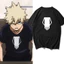 My Hero Academy Bakugo Katsuki Áo thun Cotton nguyên chất thời trang dành cho nam và nữ