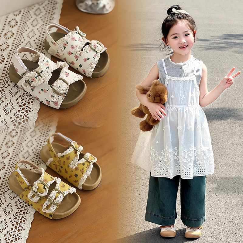 Giày Sandal Nữ Hợp Thời Trang Phiên Bản Hàn Quốc, Giày Công Chúa Thời Trang, Giày Đi Biển Thoải Mái