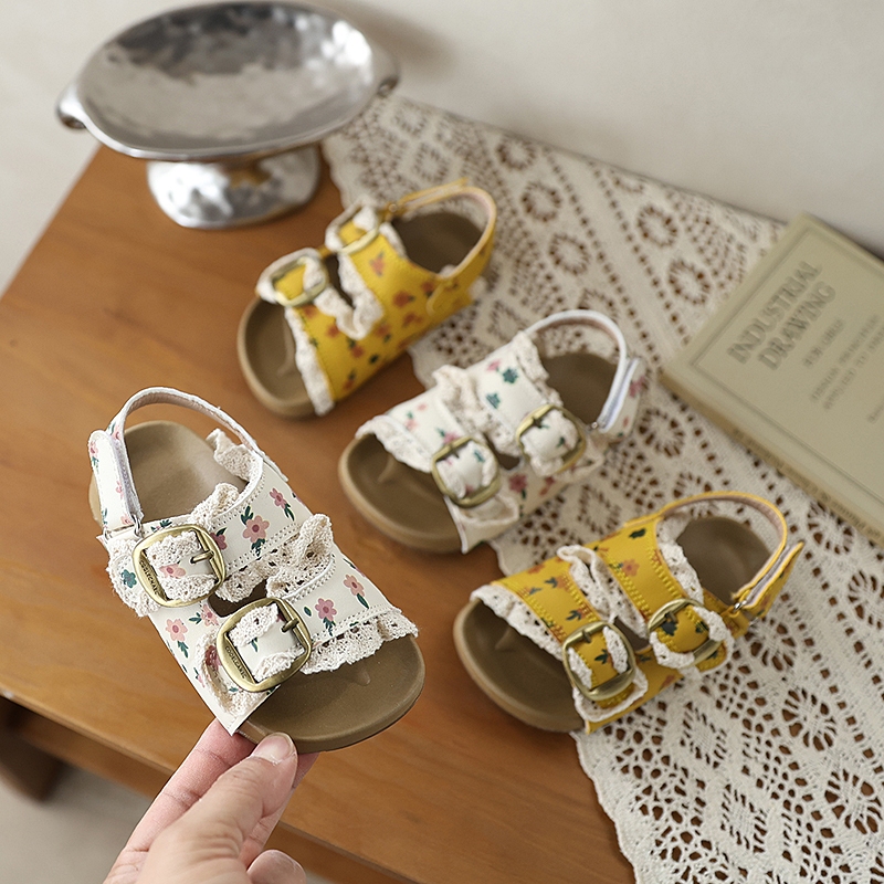 Giày Sandal Nữ Hợp Thời Trang Phiên Bản Hàn Quốc, Giày Công Chúa Thời Trang, Giày Đi Biển Thoải Mái