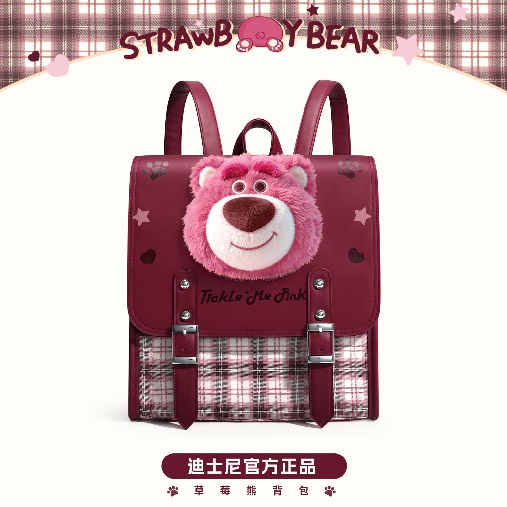 Disney Dâu Gấu Trẻ Em Ba Lô Bé Gái Schoolbag Học Sinh Tiểu Học Phong Cách Mới Quà Tặng Sinh Nhật Lớp Một Ba Sáu
