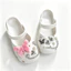 7 Chiếc Nữ Bé Gái Tắc Sandal Giày DIY Quyến Rũ Phong Cách Vintage Bướm Hồng Bạc Bướm Mặt Dây Chuyền Nút Lỗ Giày Trang Trí Bộ Phụ Kiện Quà Tặng