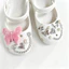 7 Chiếc Nữ Bé Gái Tắc Sandal Giày DIY Quyến Rũ Phong Cách Vintage Bướm Hồng Bạc Bướm Mặt Dây Chuyền Nút Lỗ Giày Trang Trí Bộ Phụ Kiện Quà Tặng