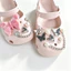 Phong Cách Vintage Bạc Bướm Sandal Giày Quyến Rũ Ngọt Ngào Có Thể Tháo Rời Đồ Trang Trí Cho Bé Gái Dép