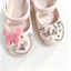 Phong Cách Vintage Bạc Bướm Sandal Giày Quyến Rũ Ngọt Ngào Có Thể Tháo Rời Đồ Trang Trí Cho Bé Gái Dép