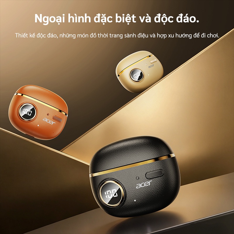 Tai nghe chơi game Acer OHR544 Tai nghe Bluetooth Chất lượng âm thanh HIFI 36 giờ Tuổi thọ pin siêu dài IPX5 Bluetooth chống nước 5.4