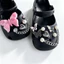 Phong Cách Dễ Thương Họa Tiết Bướm Hồng Quyến Rũ Giày 12 Chiếc Sandal Nữ Trang Trí Nút DIY Phụ Kiện Giày Bộ