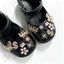 Phụ Nữ Bé Gái DIY Vàng Bướm Tắc Sandal Giày Quyến Rũ Trang Trí Bộ Quà Tặng