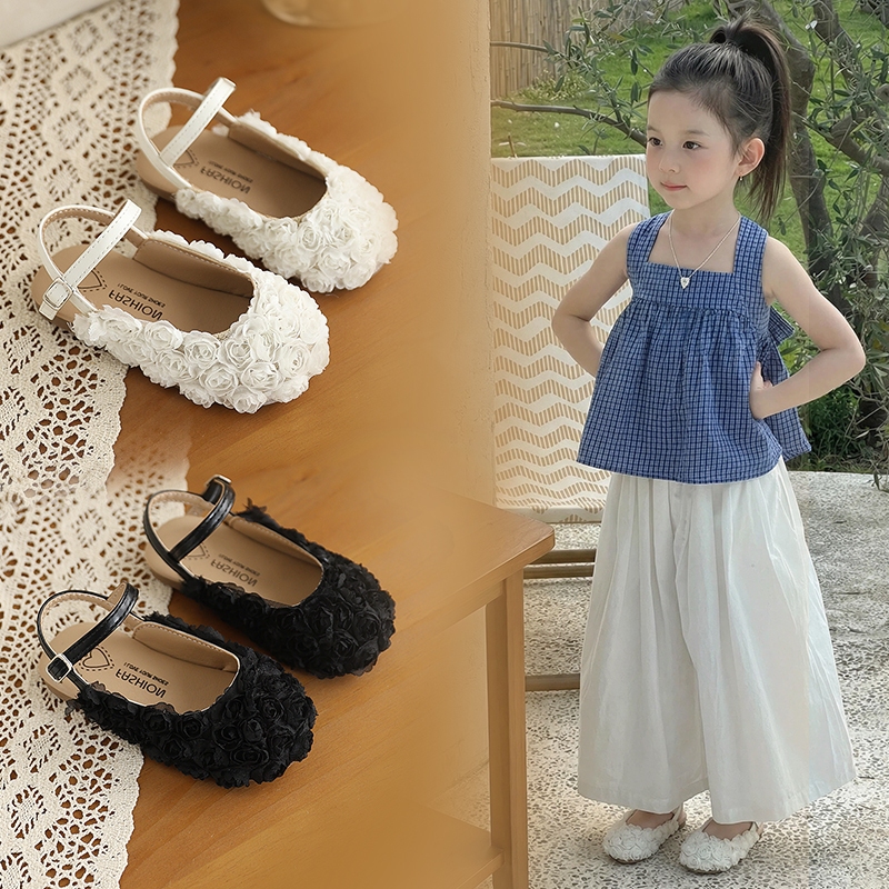 Giày Sandal Nữ Hàn Quốc Phong Cách Mới Mùa Hè 2026, Giày Sandal Dây Thoáng Khí Thời Trang Hoa Hồng