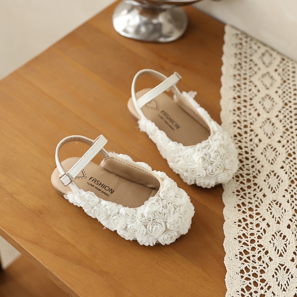Giày Sandal Nữ Hàn Quốc Phong Cách Mới Mùa Hè 2026, Giày Sandal Dây Thoáng Khí Thời Trang Hoa Hồng