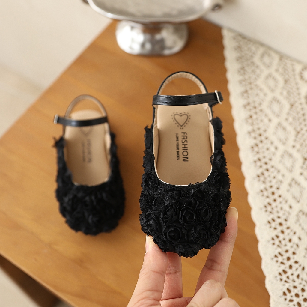 Giày Sandal Nữ Hàn Quốc Phong Cách Mới Mùa Hè 2026, Giày Sandal Dây Thoáng Khí Thời Trang Hoa Hồng