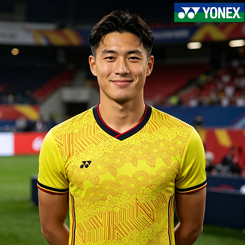 Áo thể thao thông thường cầu lông YONEX, áo sơ mi ngắn tay tập luyện thoáng khí khô nhanh