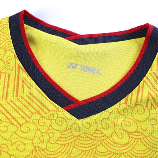 Áo thể thao thông thường cầu lông YONEX, áo sơ mi ngắn tay tập luyện thoáng khí khô nhanh