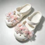 Phong Cách Cổ Tích Nơ Màu Hồng Họa Tiết Giày Quyến Rũ 13 Chiếc Sandal Nữ Trang Trí Nút DIY Phụ Kiện Giày Bộ