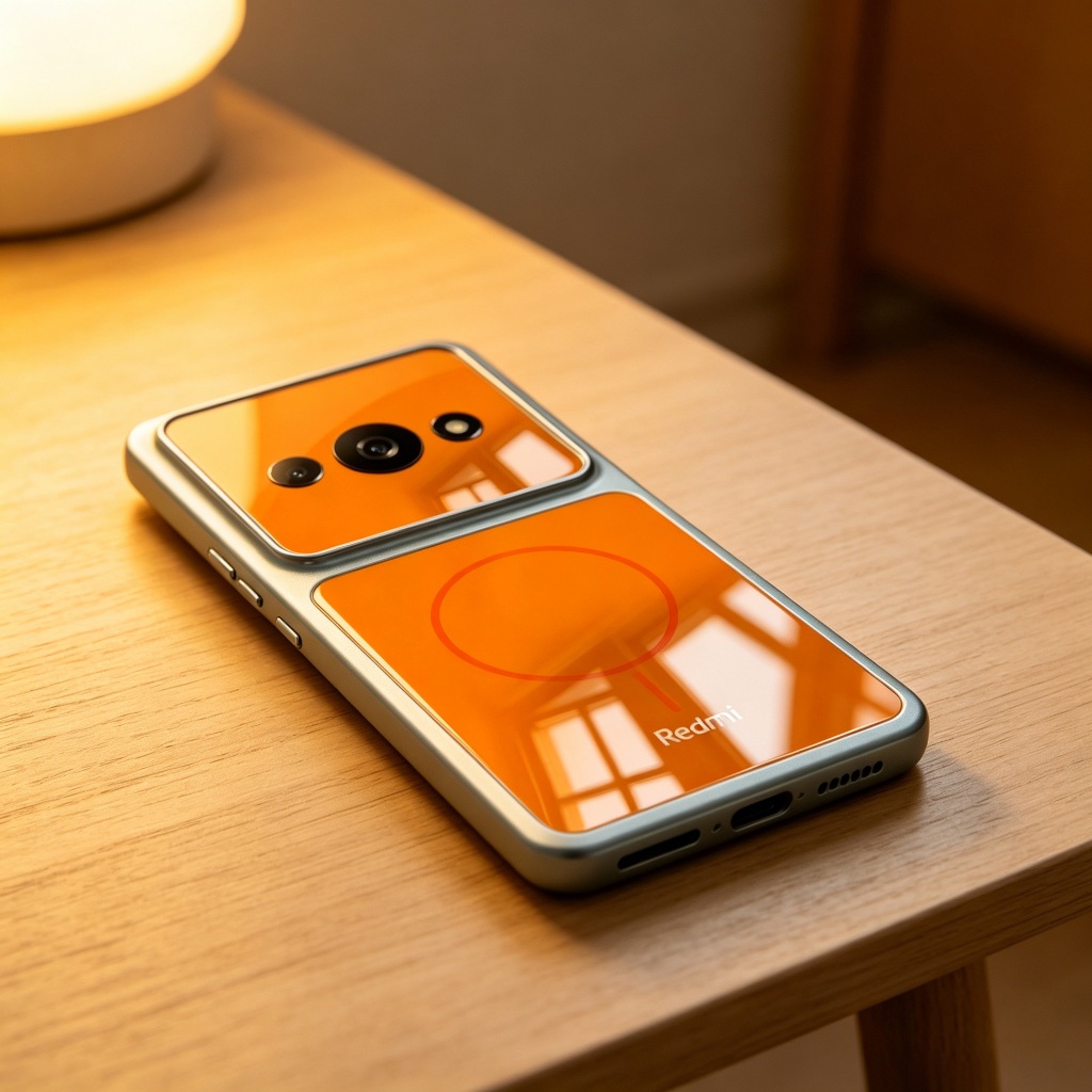 Ốp điện thoại bóng trang trí doanh nghiệp thời trang cho Redmi A3 2024 A3 Pro A4 A5 A7 A7 Pro 4G 5G Vỏ chống sốc chống trầy xước màu vàng