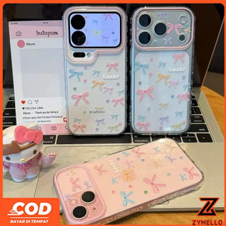 Thích hợp cho OPPO Reno15F Reno15 PRO Reno14F Reno 13F Reno12 F Reno 11F Reno10 Reno8Z Reno7Z Reno8T Reno5 Reno4 Reno6z Vỏ điện thoại TPU chống rơi nơ nhỏ màu đơn giản và sành điệu