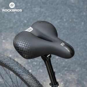 ROCKBROS Yên Xe Đạp Lớn Mông Ghế Chống Sốc Đệm PU Xe Đạp Đường Bộ Ghế Thoáng Khí
