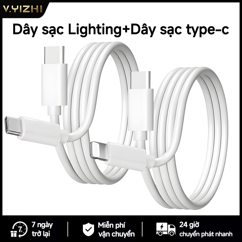 Cáp sạc nhanh PD 20W 30W Cáp Type-C cho IP 6 / 7 / 8 / X / 11 / 12 / 13 / 14 / 15 / 16 / 17Pro Max (1M 2M)