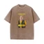 John Pork Is Calling Funny Meme Washed Vintage In Áo Nam Nữ Thời Trang Dạo Phố Áo Thun Mùa Hè 100% Cotton Quá Khổ Áo