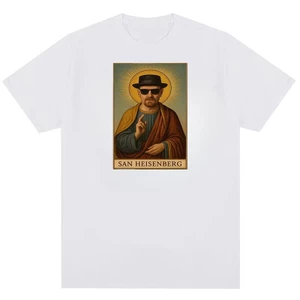 Áo thun Pop sáng tạo Heisenberg Breaking Bad Pattern Retro dành cho nam và nữ